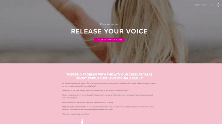 embed donation page example