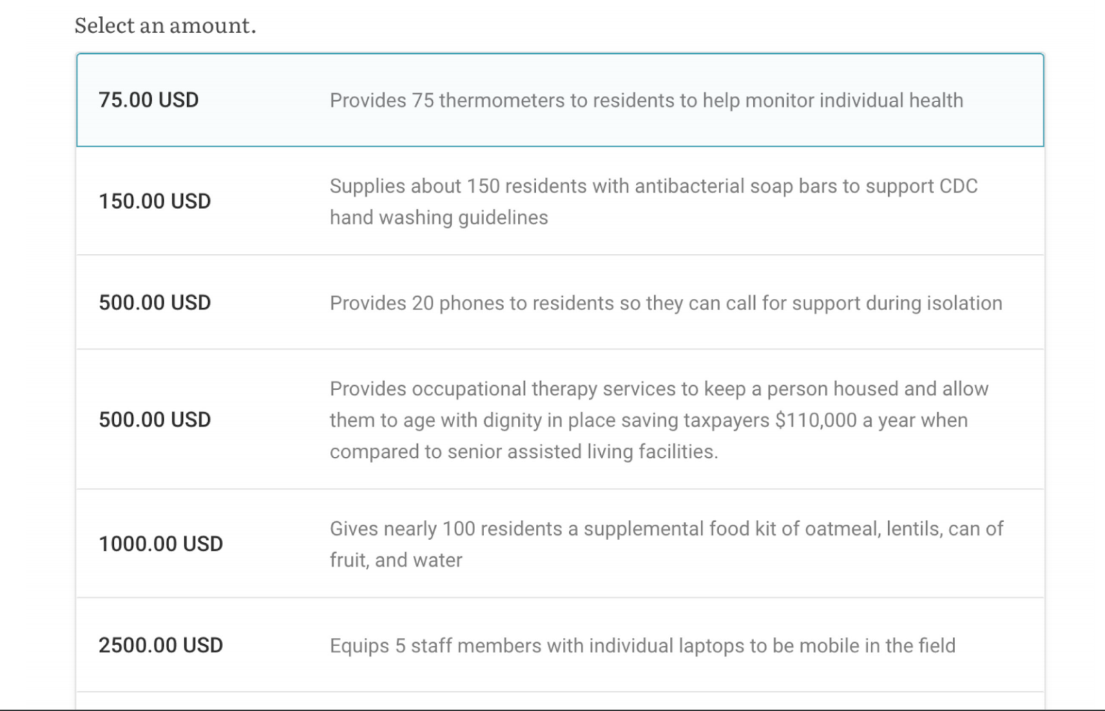 raise-more-peer-to-peer-fundraising-donation-tiers
